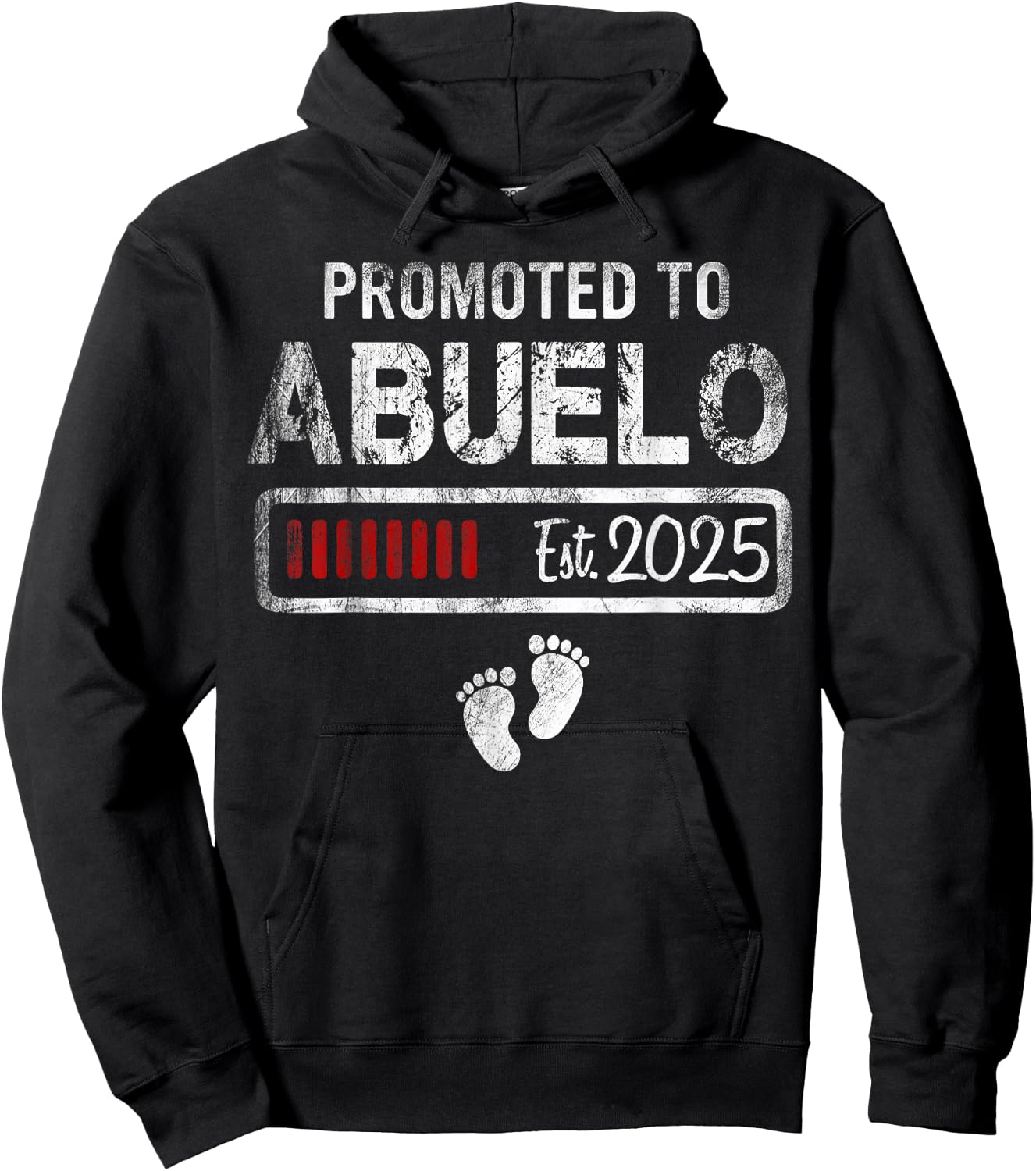 Promoted to Abuelo 2025 - Present For First Time New Abuelo Hoodie - Hoodie | Black