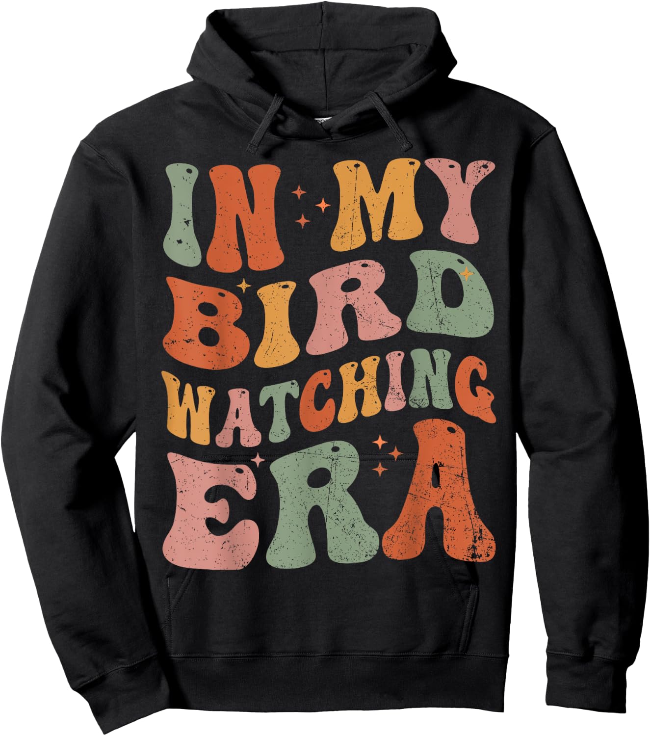 Cute In My Bird Watching Era Funny Birds Lovers Hoodie - Hoodie | Black