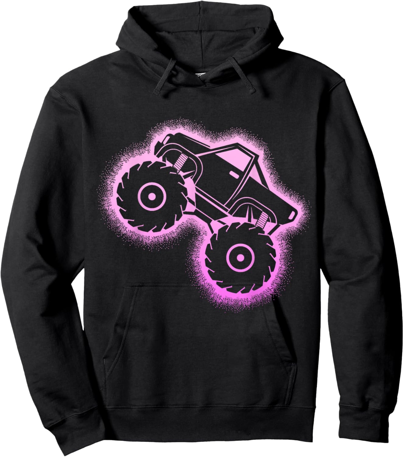 Monster Truck Girls Ladies Hoodie - Hoodie | Black