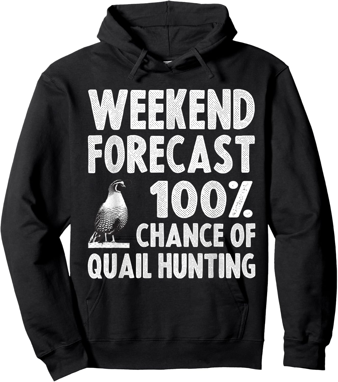 Funny Quail Hunting Women Upland Hunting Pheasant Hoodie - Hoodie | Black