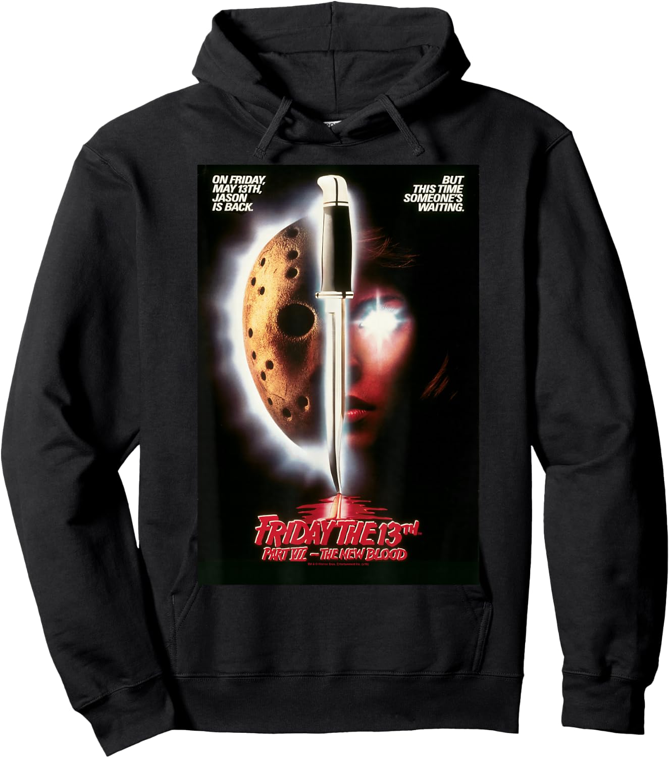 Friday the 13th New Blood Poster Hoodie - Hoodie | Black