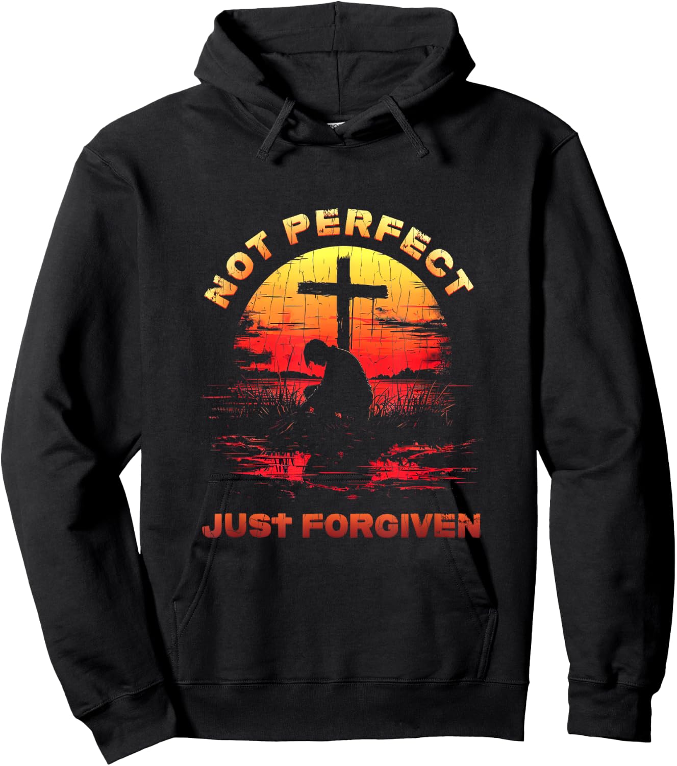 Not Perfect Just Forgiven Shirt - Christian Hoodie - Hoodie | Black