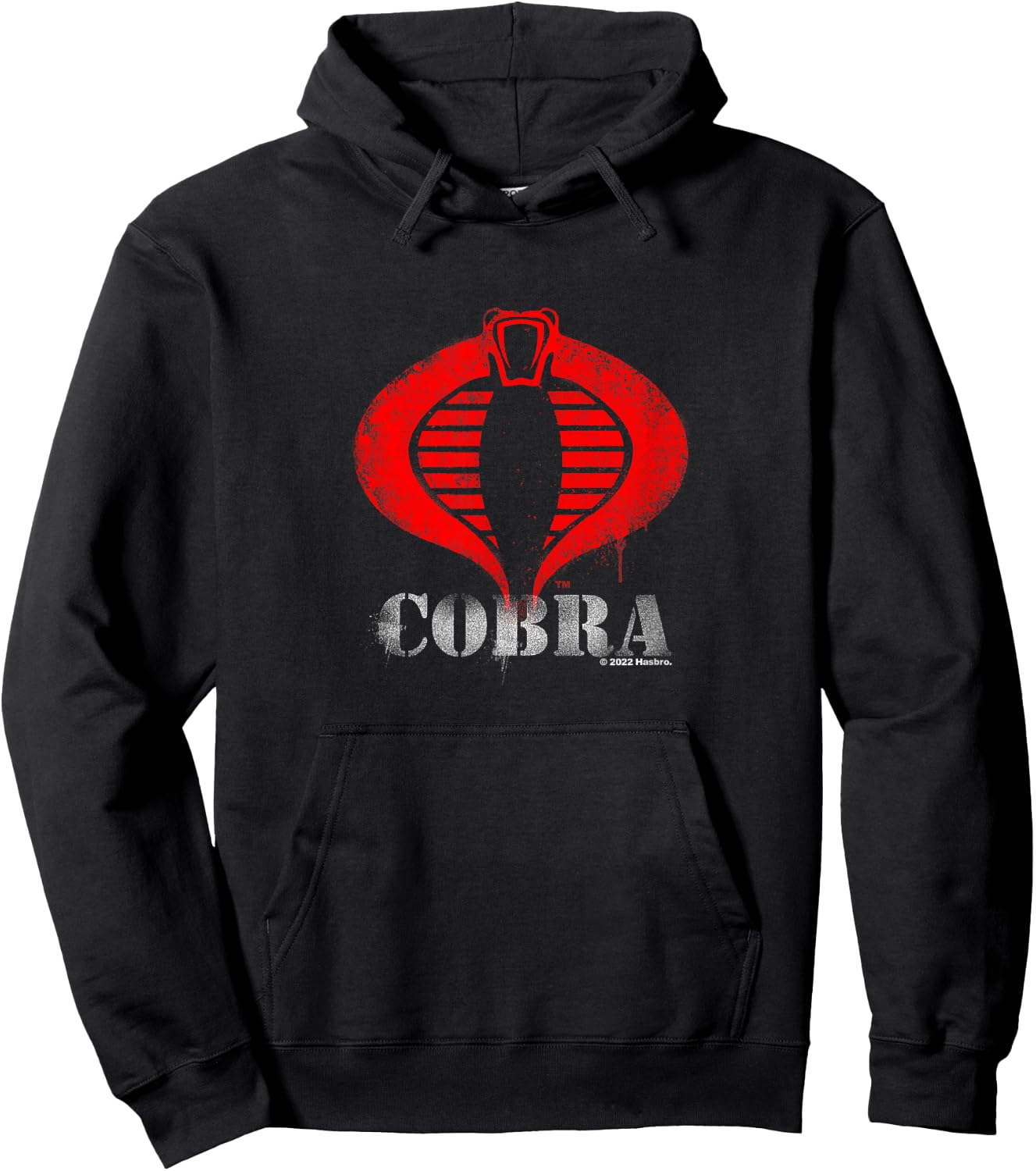 G.I. Joe A Real American Hero Cobra Command Dripping Logo Hoodie - Hoodie | Black