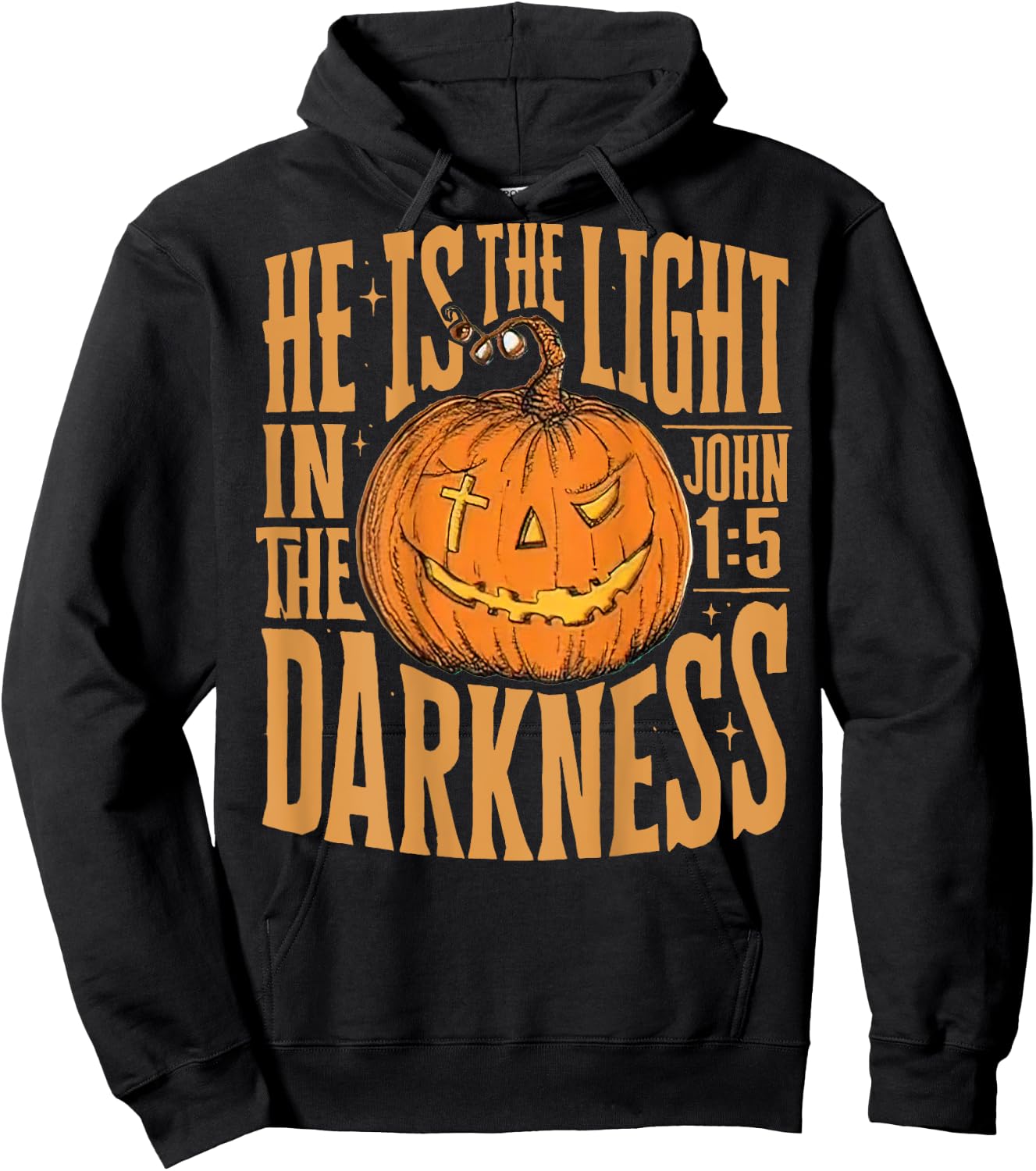 He Is The Light In The Darkness, Dentist Halloween (On Back) Hoodie - Hoodie | Black