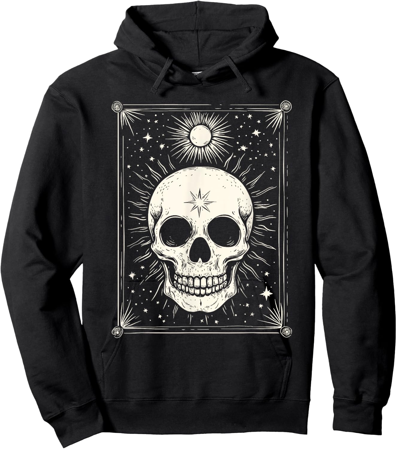 Celestial Skull Hoodie - Hoodie | Black