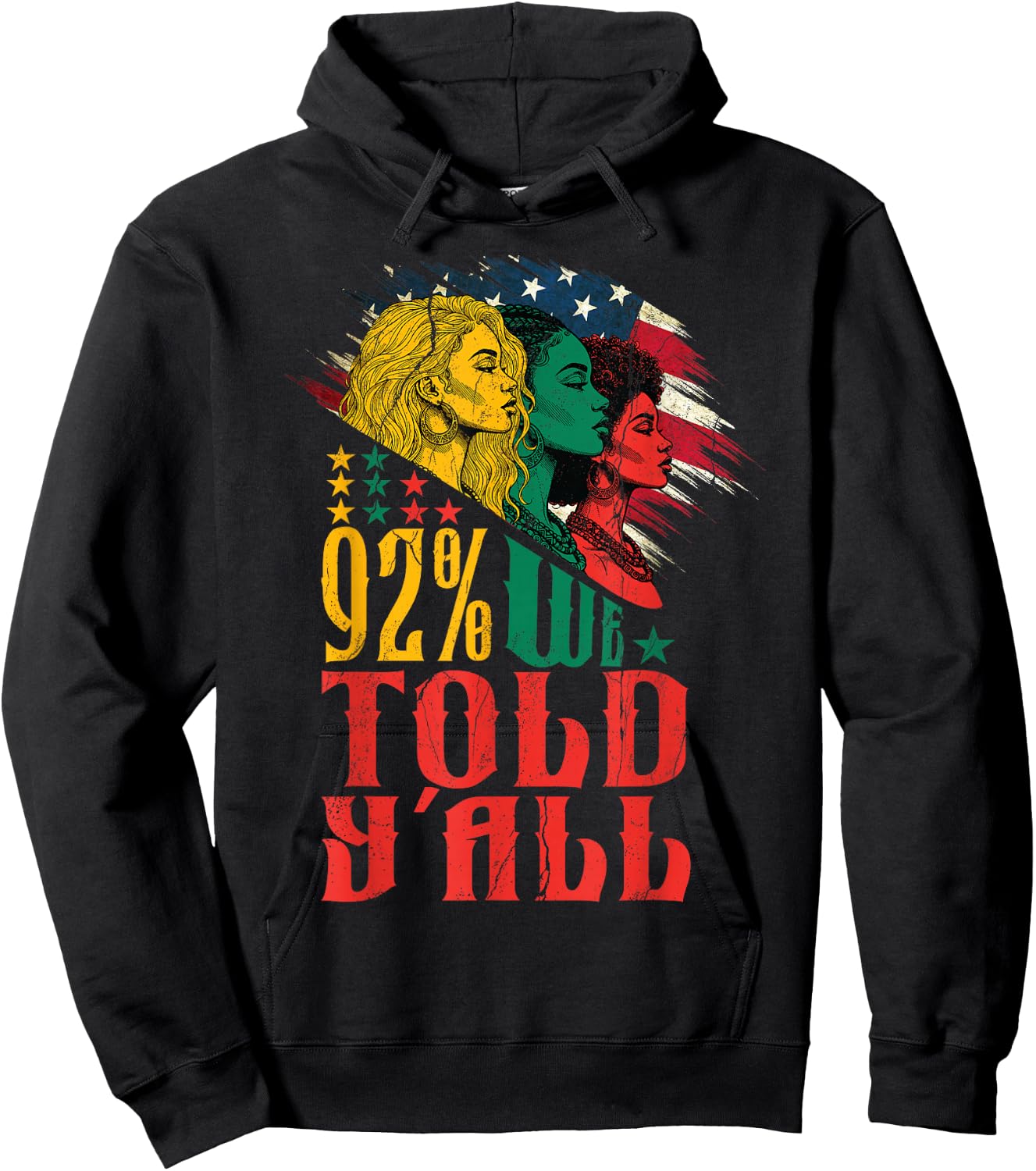 Black History Month Afrian American We Told Yall Juneteenth Hoodie - Hoodie | Black