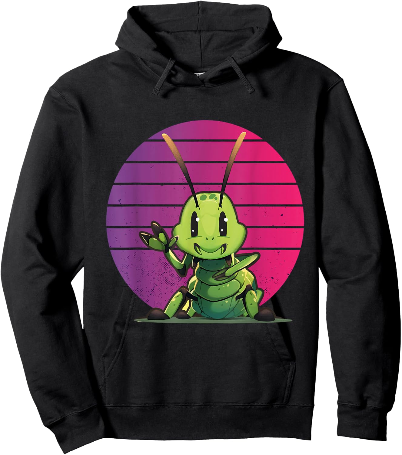 Peace Love Cricket Insects Peace Hand Bug Insect Nature Hoodie - Hoodie | Black