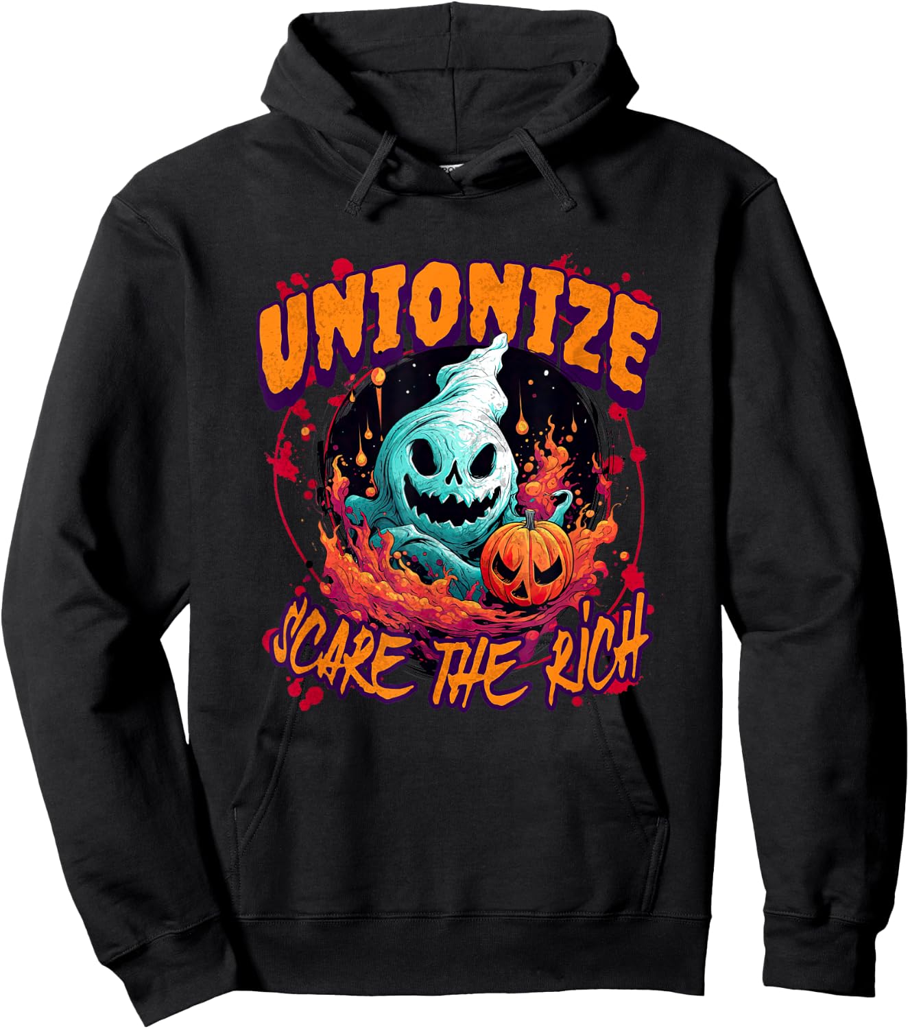 Unionize Halloween, Spooky Pro Union, For Union Member Hoodie - Hoodie | Black