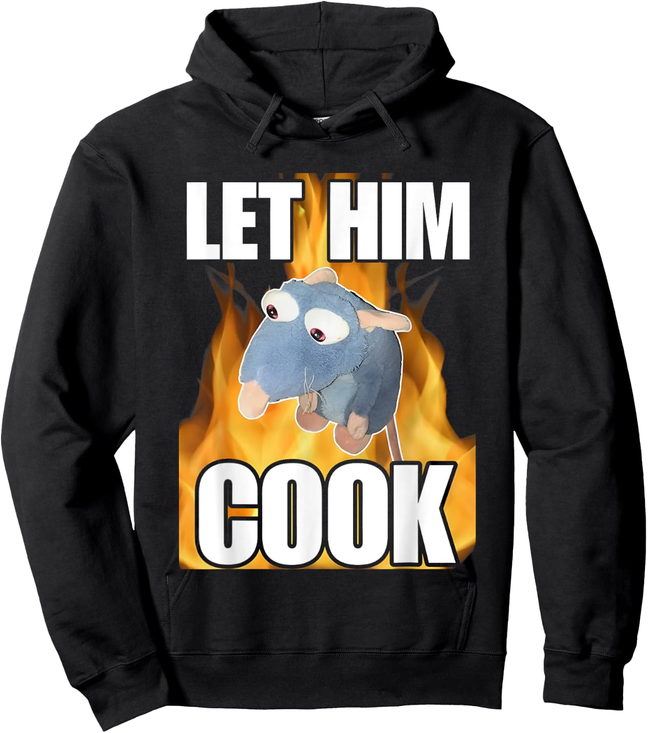 Rat Let Him Cook Funny Women Hoodie - Hoodie | Black
