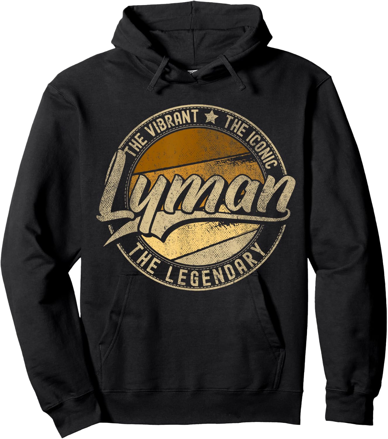 Lyman SC | South Carolina | Vintage Distressed Hoodie - Hoodie | Black