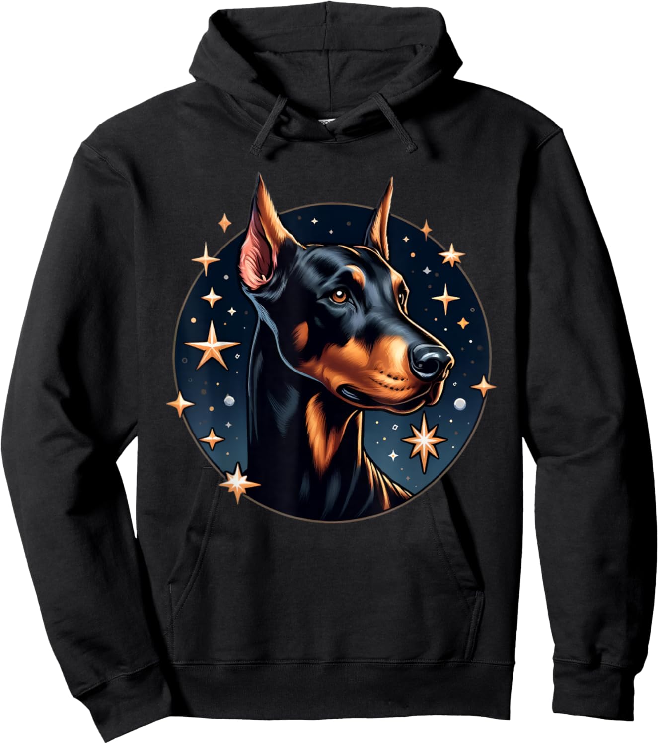 Doberman Hoodie - Hoodie | Black
