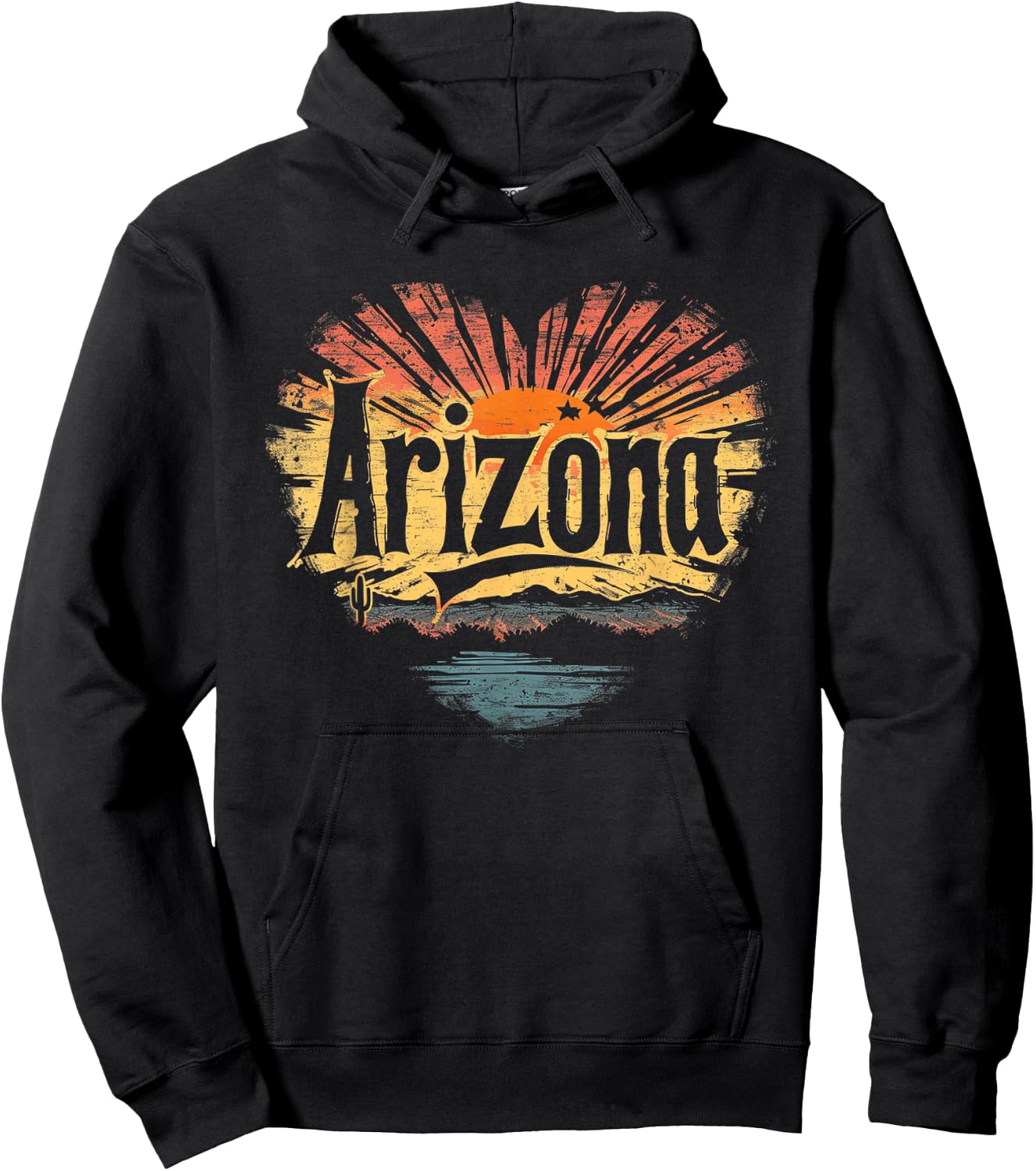 Arizona - Heart Vintage Love Women Kids Retro Graphic Cool Hoodie - Hoodie | Black