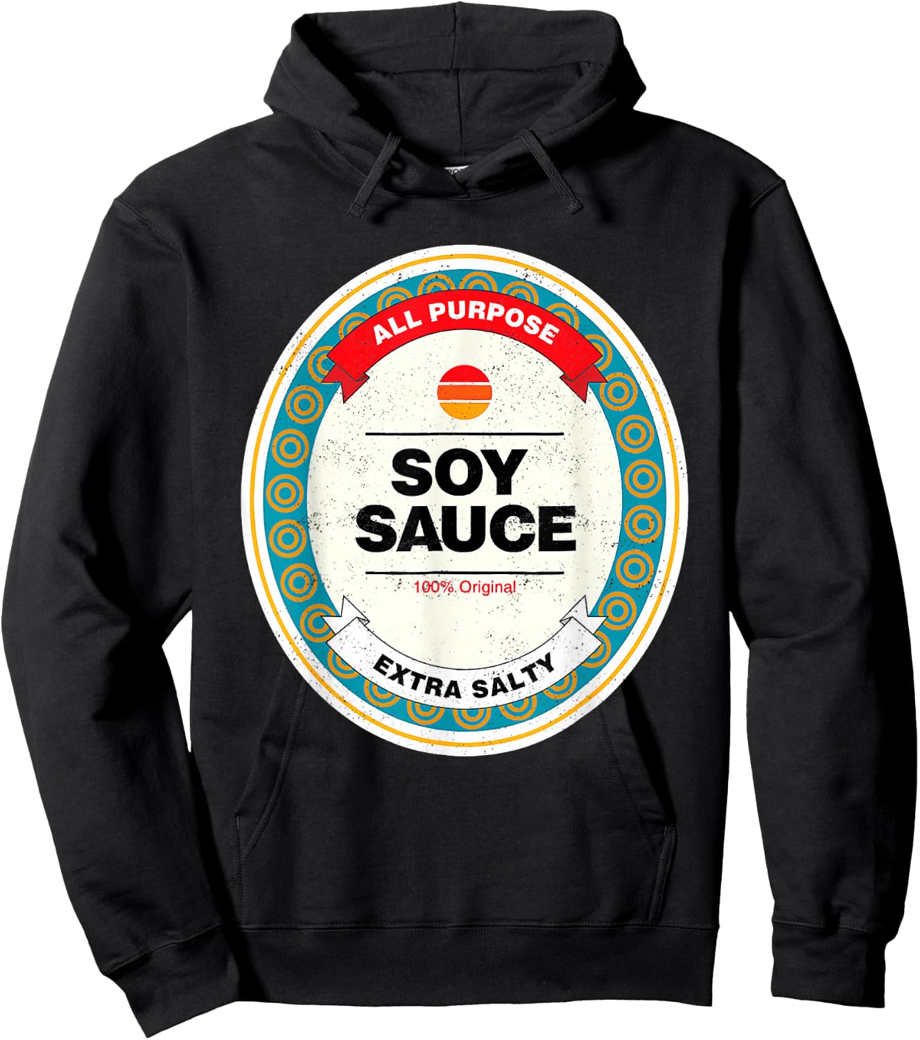 Soy Sauce Easy Halloween Costume Matching Group Couples Hoodie - Hoodie | Black