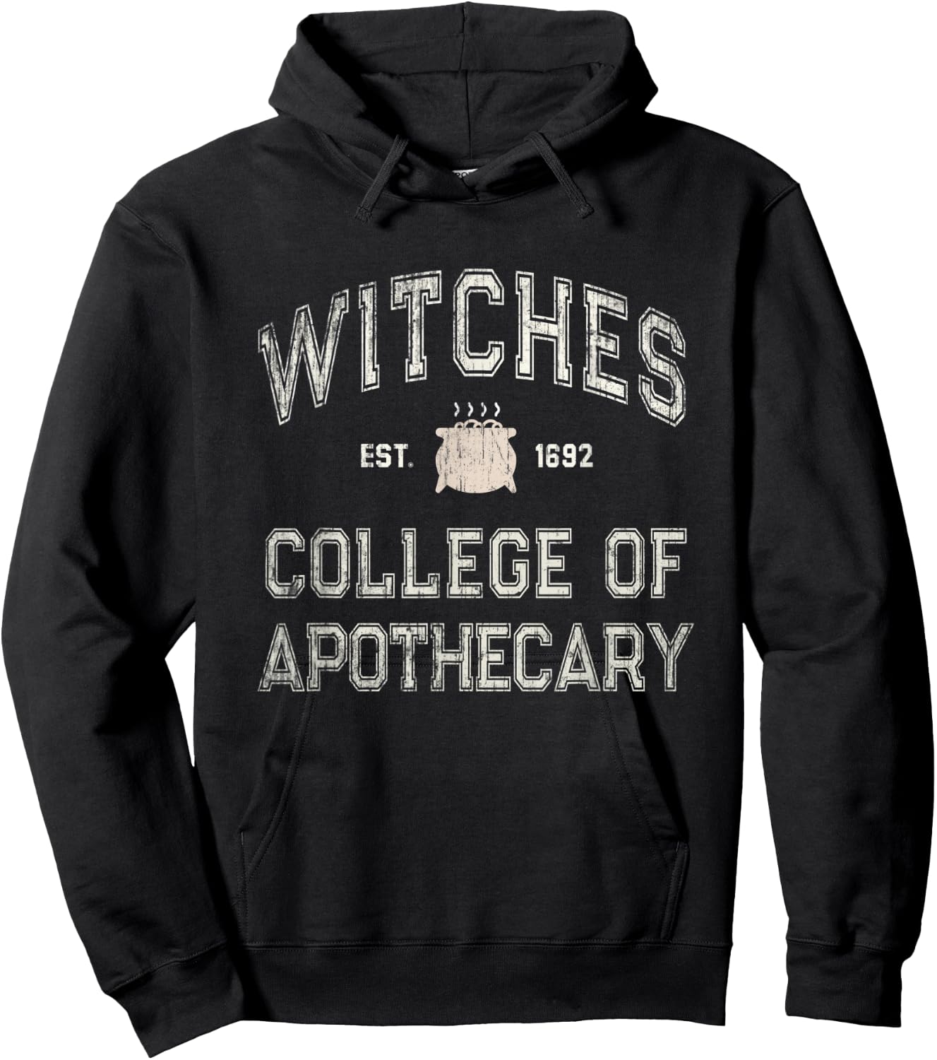 Funny Witches Education SALEM INSTITUTE Pharmacy School Hoodie - Hoodie | Black