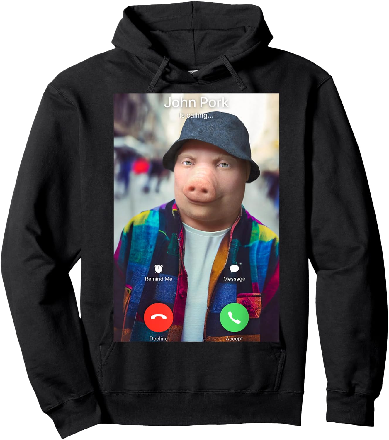 John Pork Is Calling Hoodie - Hoodie | Black
