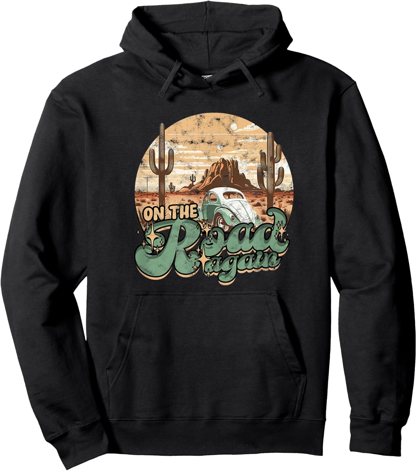 On The Road Again Hoodie - Hoodie | Black