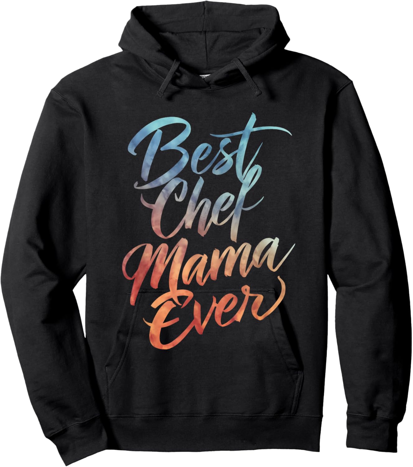 Best Chef Mama Ever - Vintage Chef Cook Lover Mother's Day Hoodie - Hoodie | Black