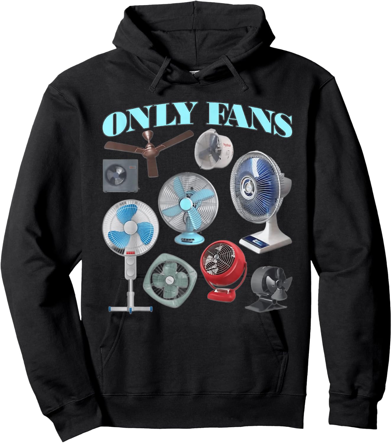 Funny Only Fans Joke Only Art Fans Only Fans Joke Hoodie - Hoodie | Black