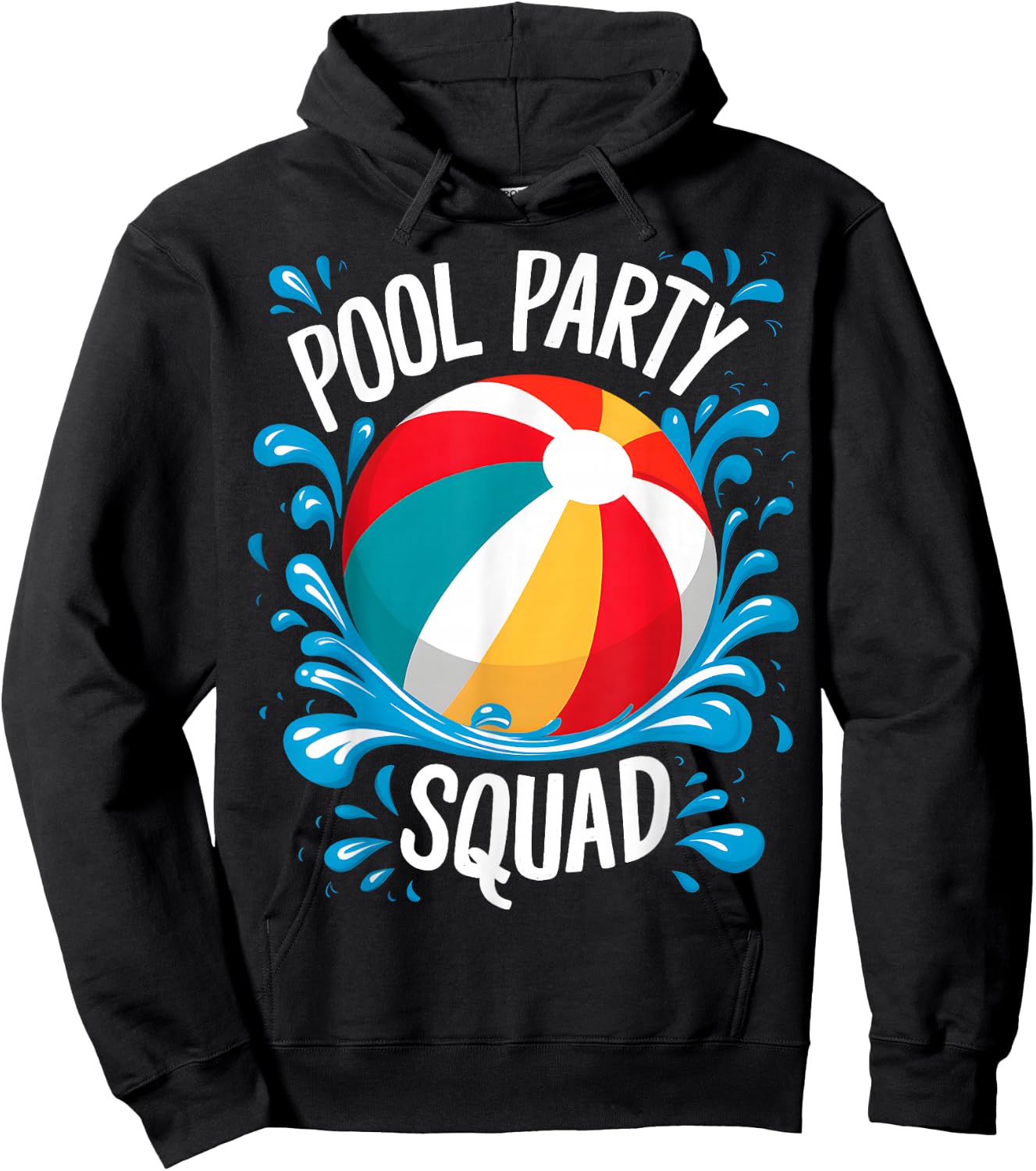 Pool Party Squad Hoodie - Hoodie | Black