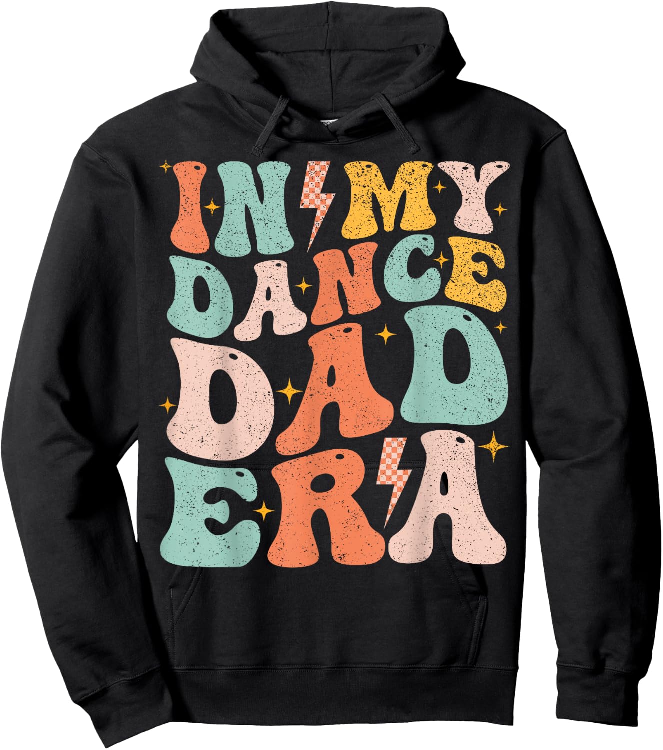 In My Dance Dad Era Father's Day Dancer Dad Of Girls Hoodie - Hoodie | Black
