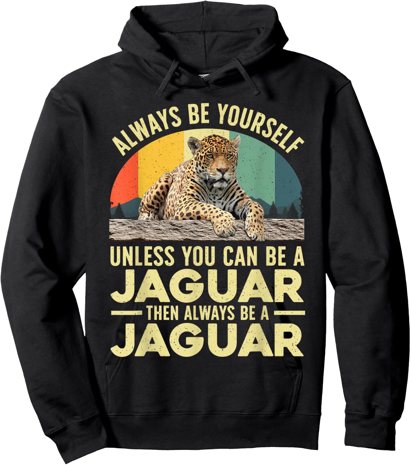 Cool Jaguar Design Women Kids Safari Jaguar Lover Hoodie - Hoodie | Black