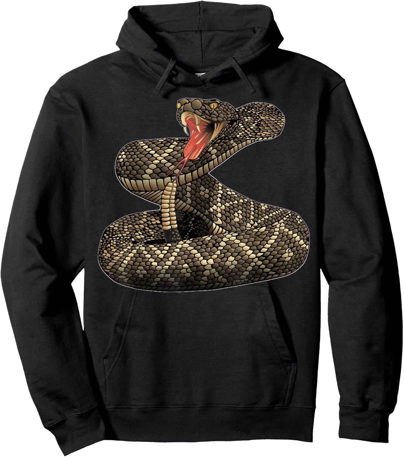 Rattlesnake T Shirt women boys girls kids Hoodie - Hoodie | Black