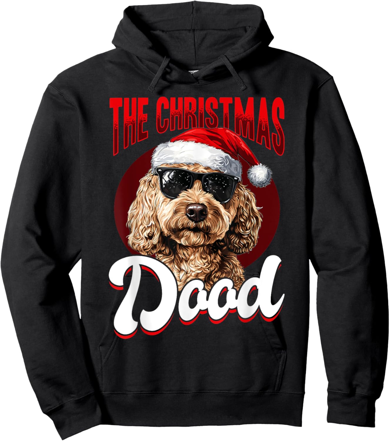 Goldendoodle Christmas Dog Breed The Christmas Dood Hoodie - Hoodie | Black