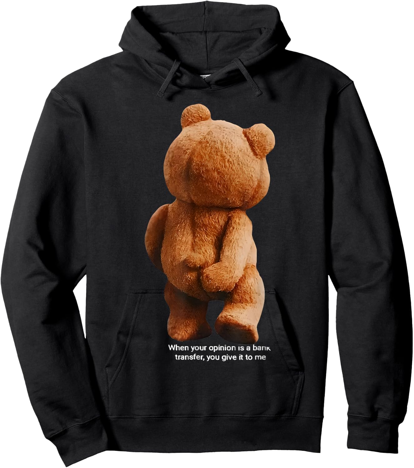 Cute teddy adorable baby bear baby and birthday Teddy Bear Hoodie - Hoodie | Black