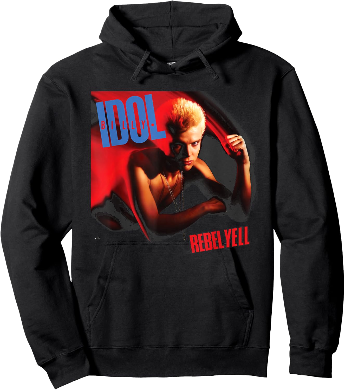 Billy Idol - Rebel Yell Album Cover Hoodie - Hoodie | Black