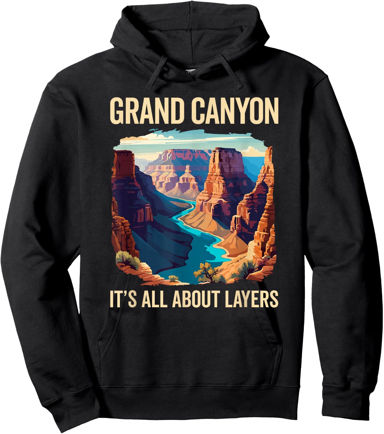 Funny Grand Canyon National Park, Geology and Rocks Lover Hoodie - Hoodie | Black