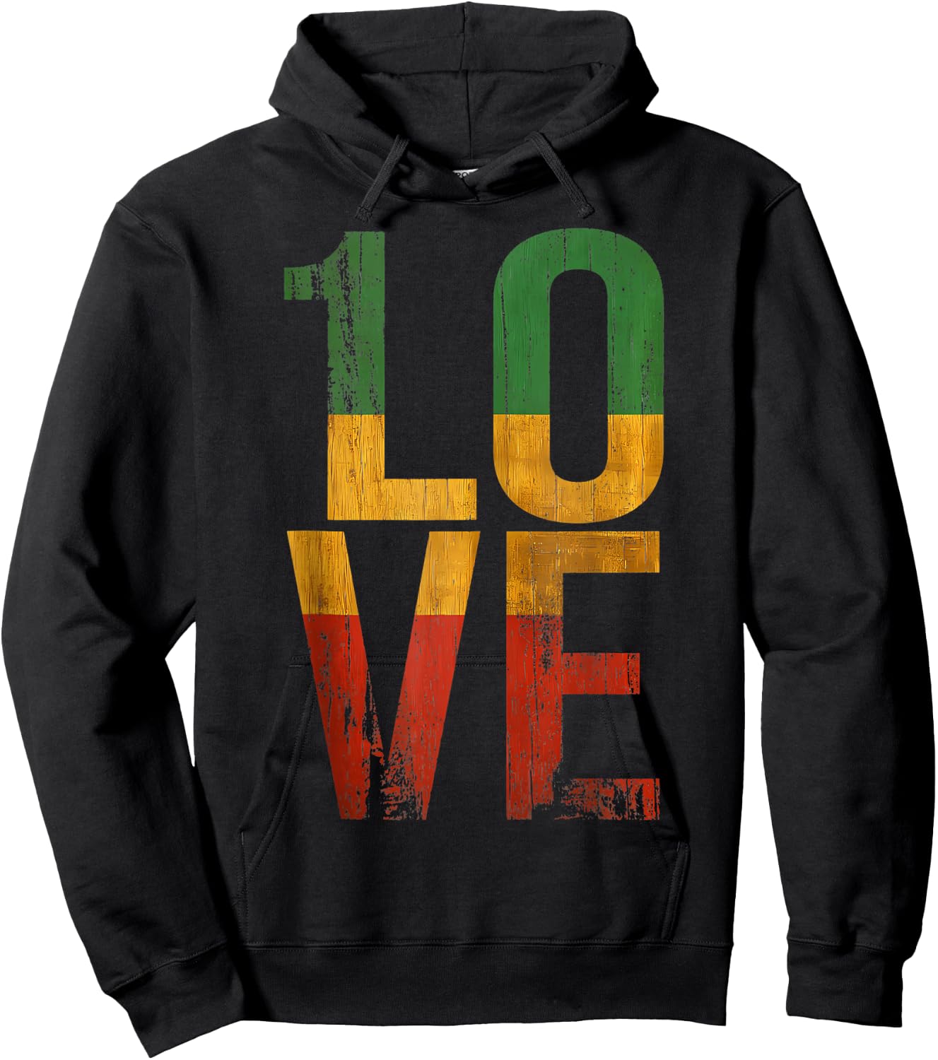 Roots Rock Reggae 1 Love Hoodie - Hoodie | Black