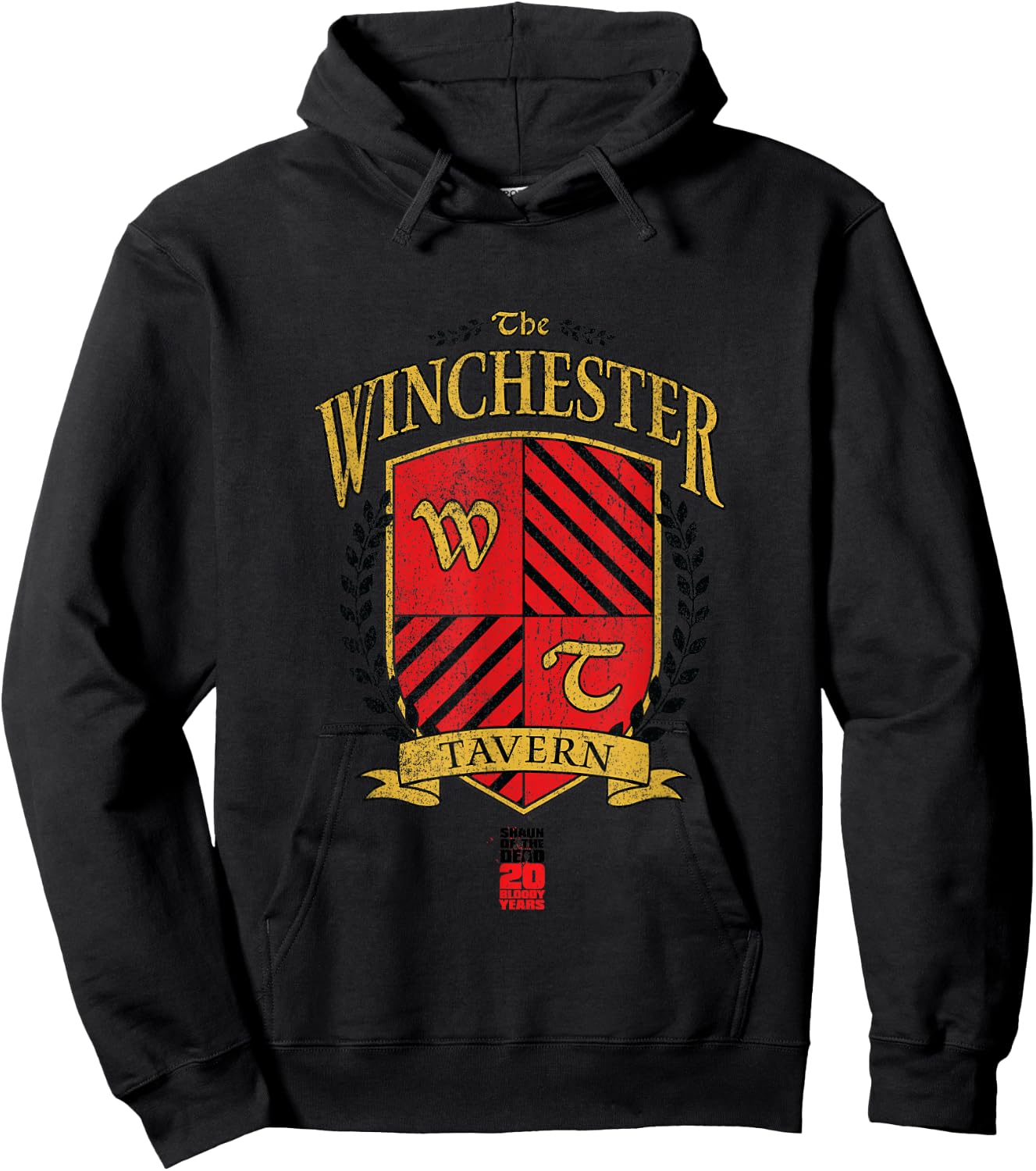 Shaun of The Dead Winchester Tavern Officially Licensed Hoodie - Hoodie | Black