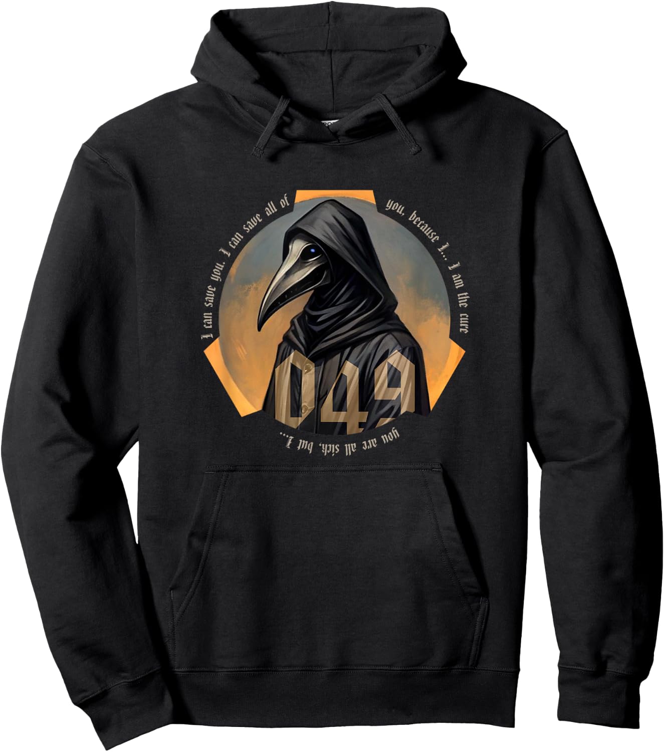 SCP-049 Plague Doctor SCP Foundation Cure Kids Adults Hoodie - Hoodie | Black