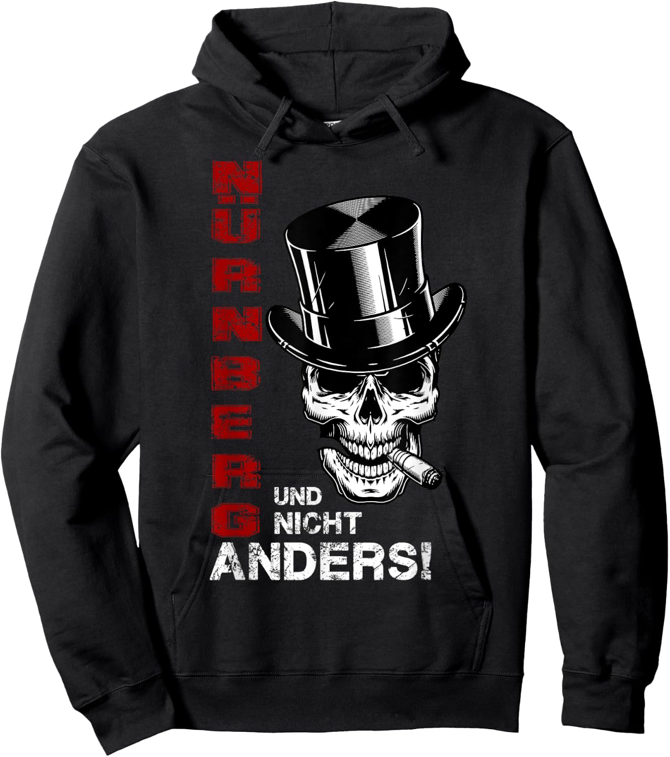 Ultras Nuremberg Shirt Nuremberg Boys' Football Tradition FCN Hoodie - Hoodie | Black