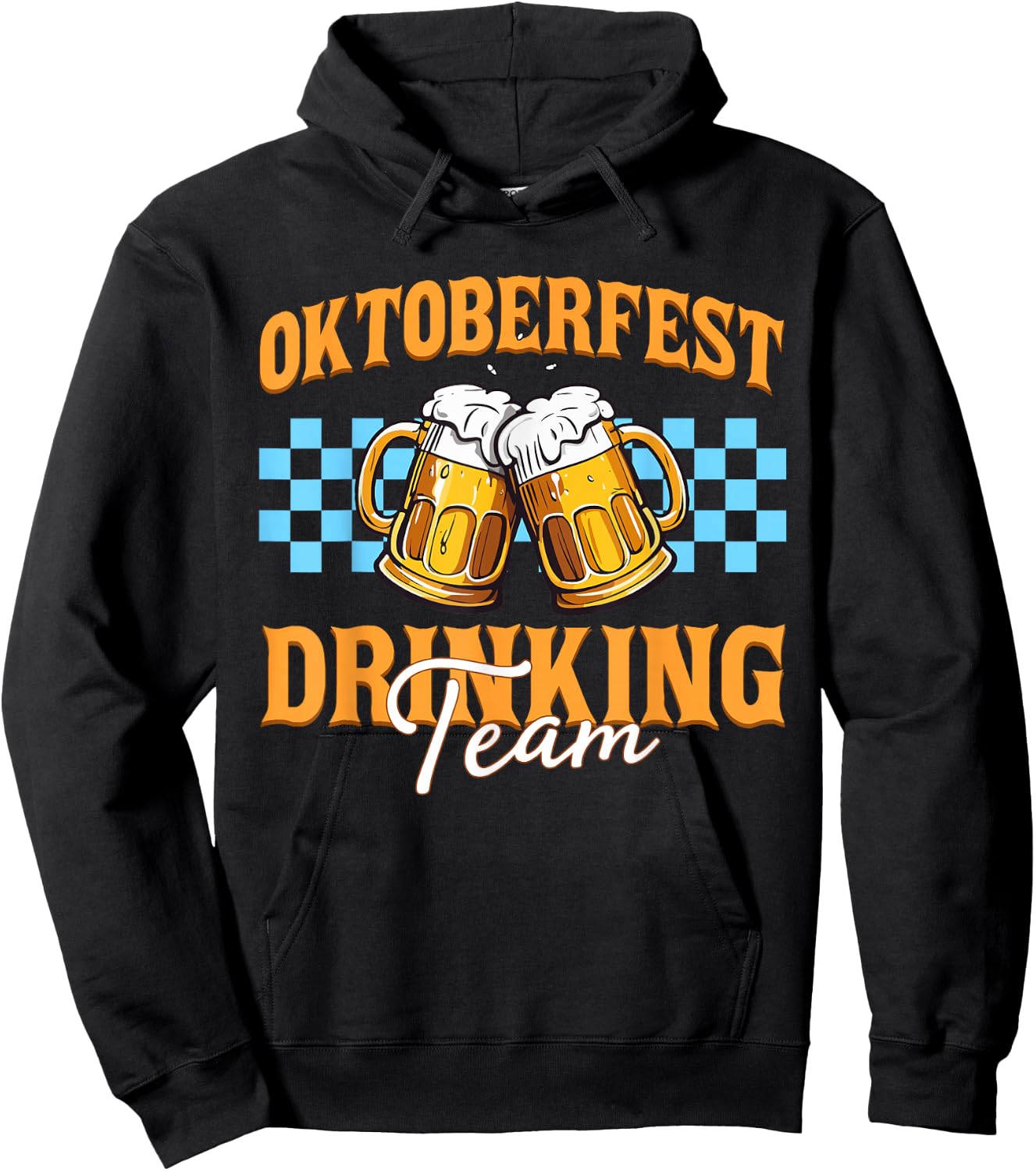 Oktoberfest Drinking Team Funny Germany Oktoberfest Party Hoodie - Hoodie | Black