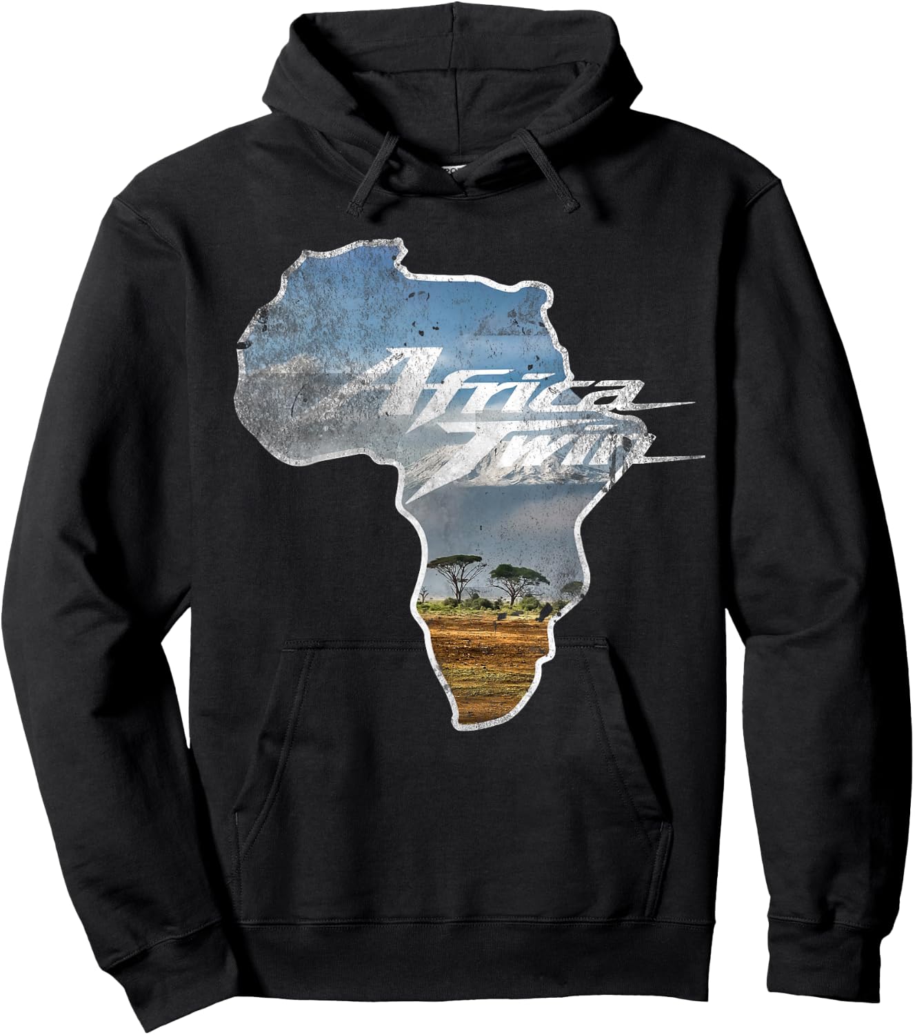 Africa Touring Twin Bike Off-Road & Cross Continent Hoodie - Hoodie | Black
