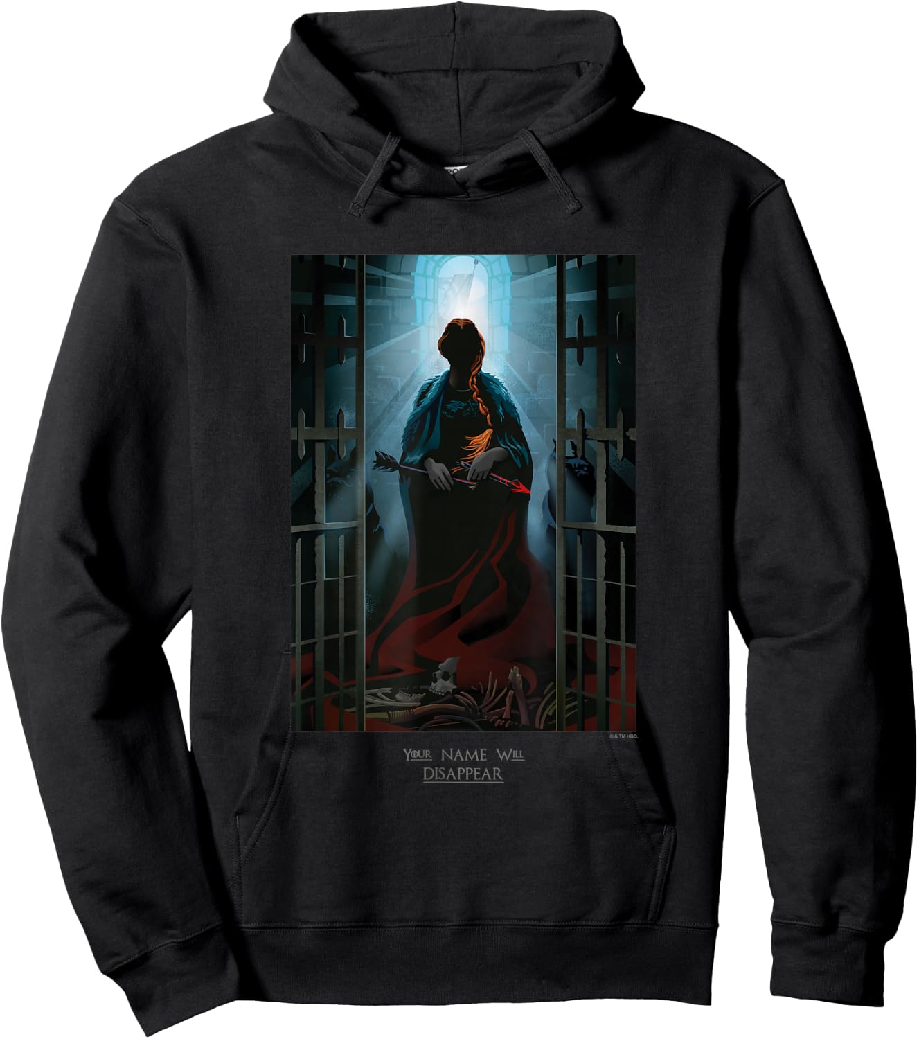 Game Of Thrones Sansa Stark Your Name Wil Disappear Poster Hoodie - Hoodie | Black