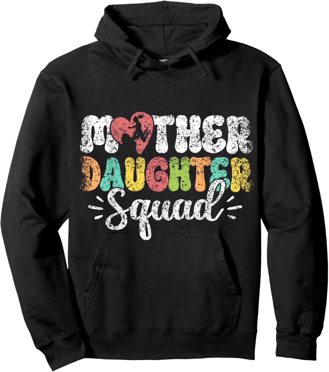 Mother Daughter Squad Matching Mom Mother Daughter Mommy Hoodie - Hoodie | Black