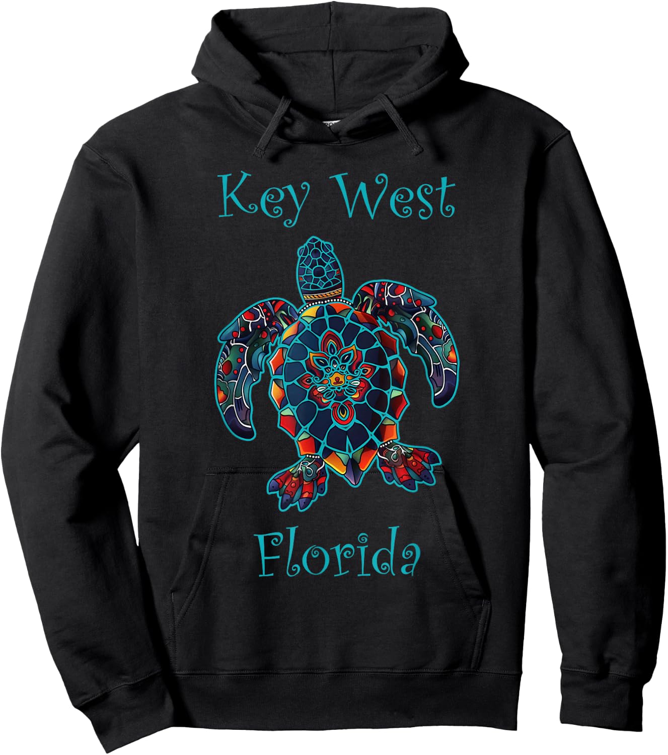 Key west Florida FL | turtle Hoodie - Hoodie | Black