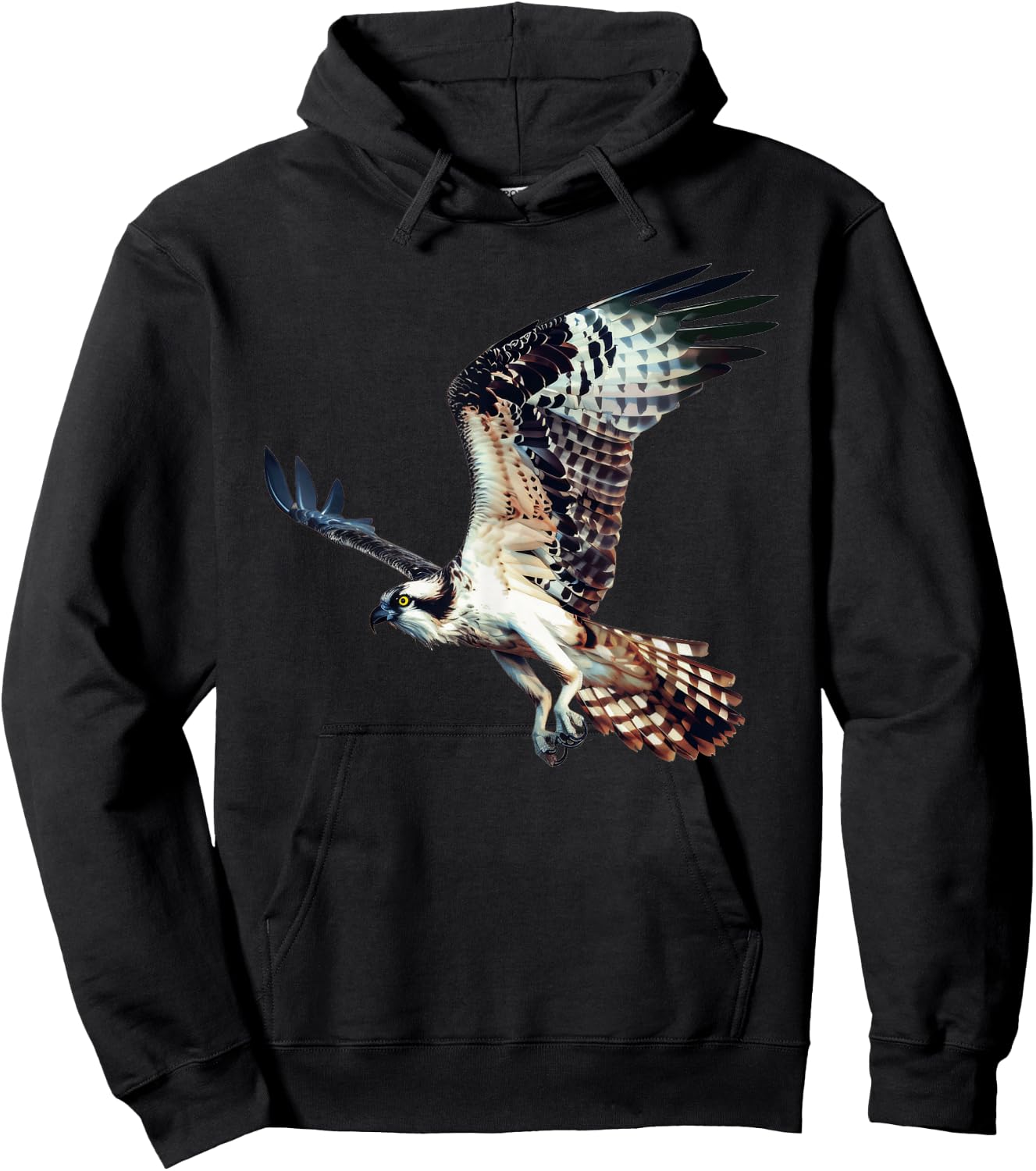 Osprey Bird With A Sunset Hoodie - Hoodie | Black
