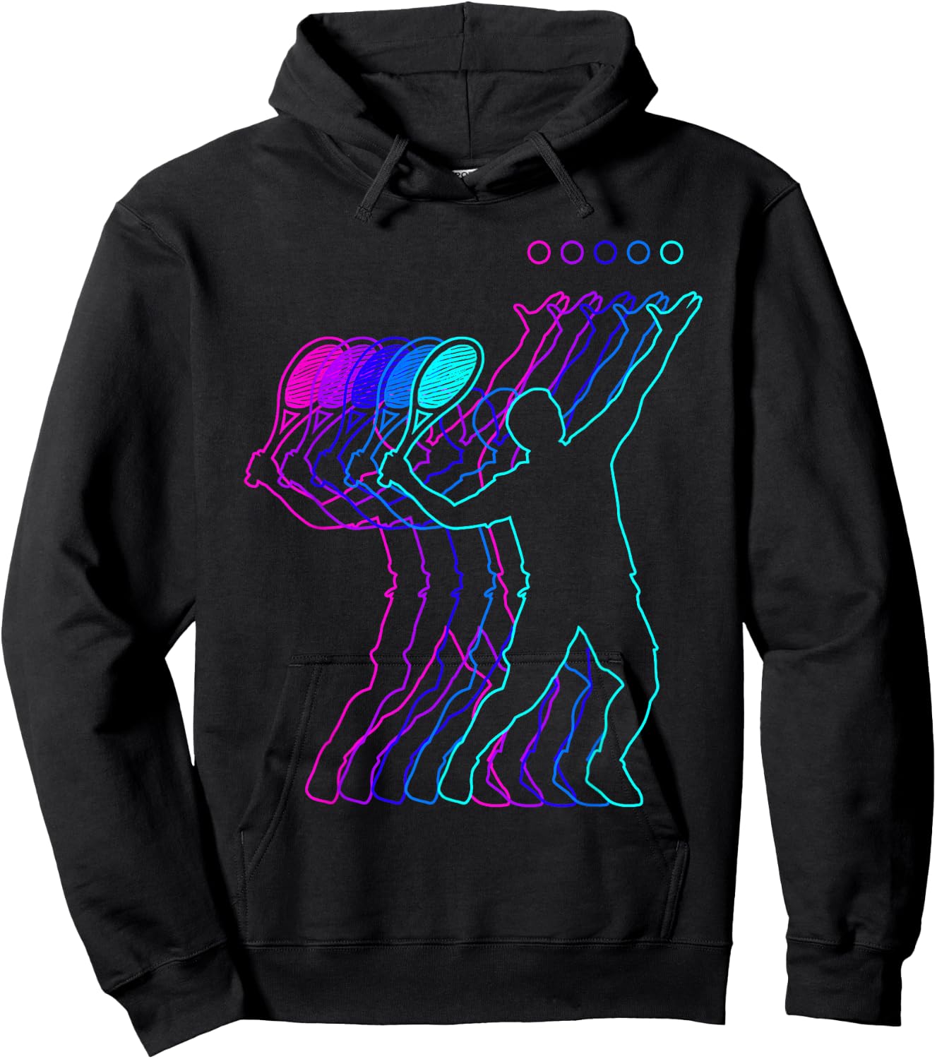 Tennis Player Gift Clothes For Boys Youth Men Kids Teens Hoodie - Hoodie | Black