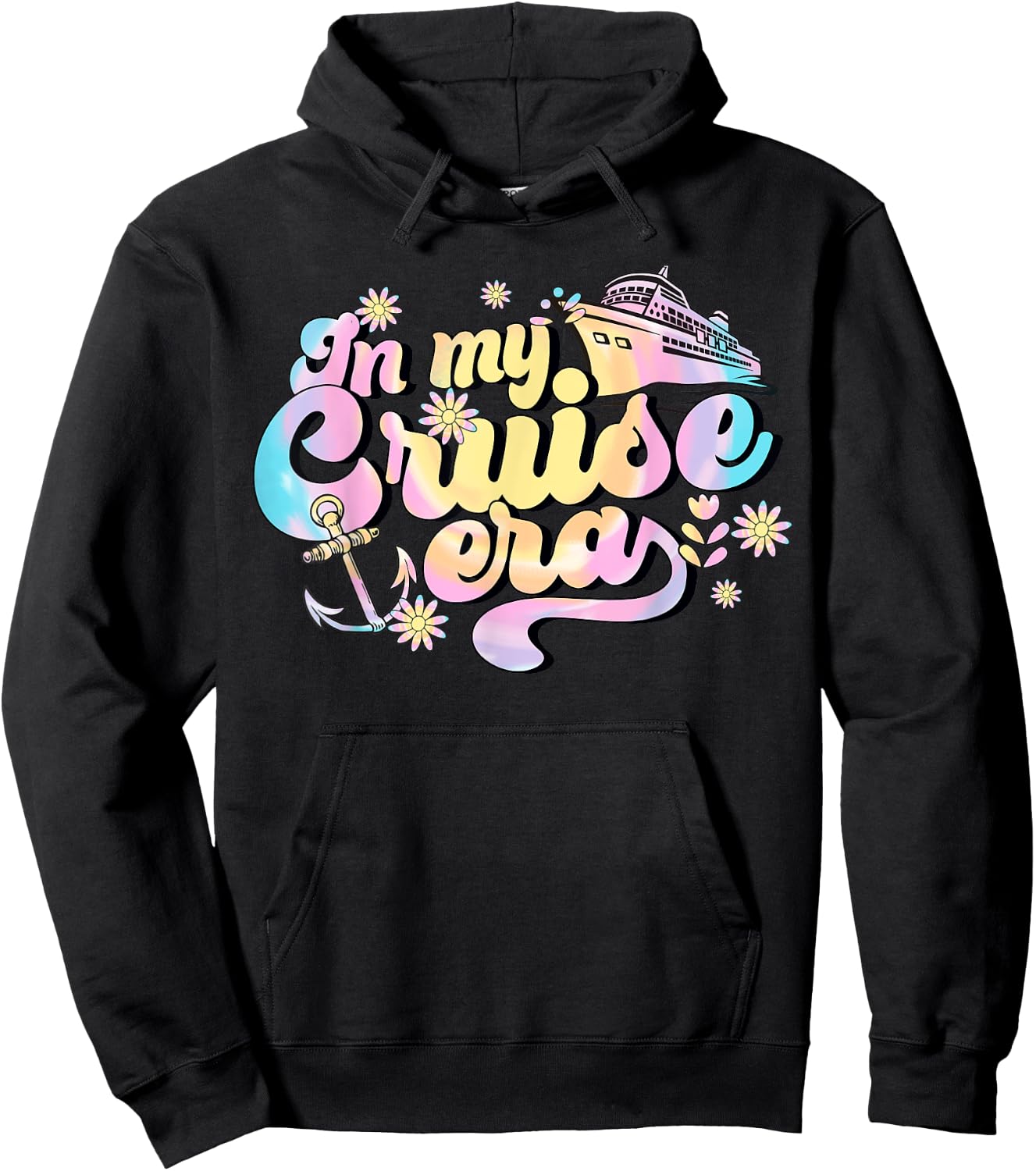 In My Cruise Era Cruising Trip Cruise Lover , Small, Black Hoodie - Hoodie | Black