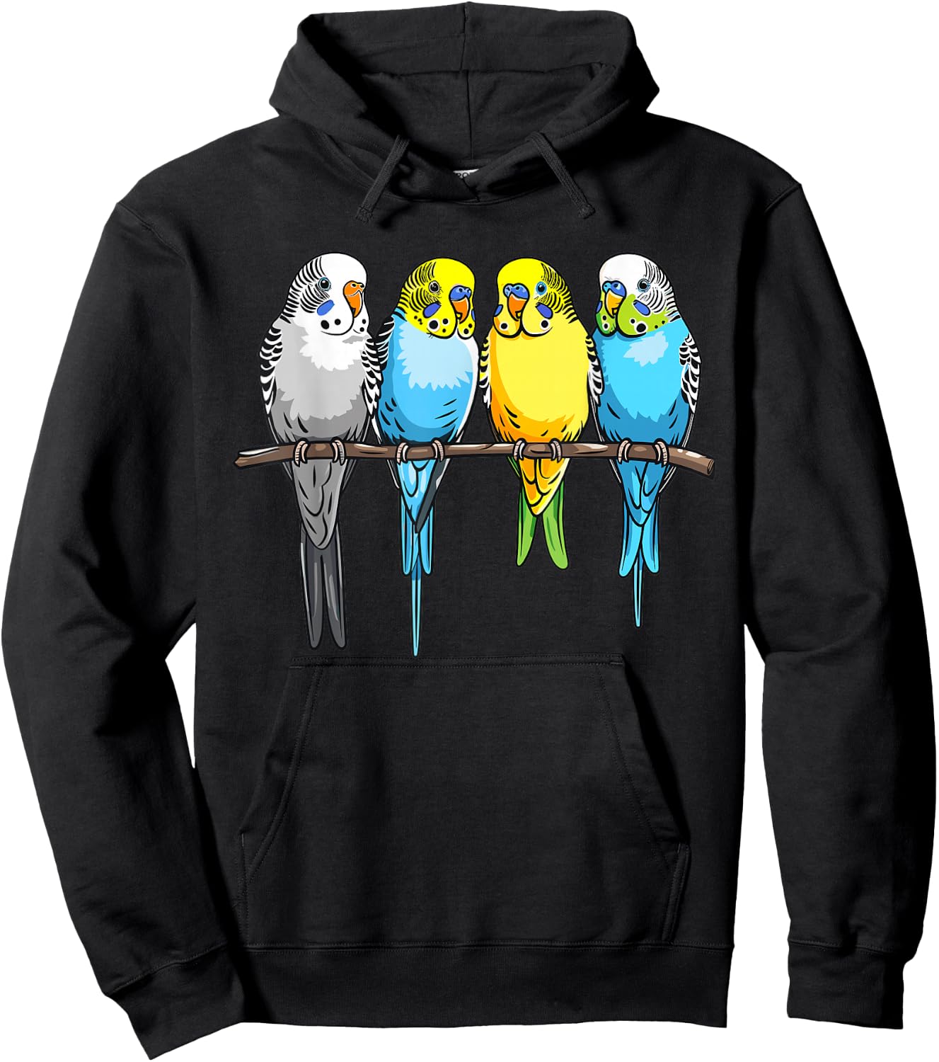 Budgie Hoodie - Hoodie | Black