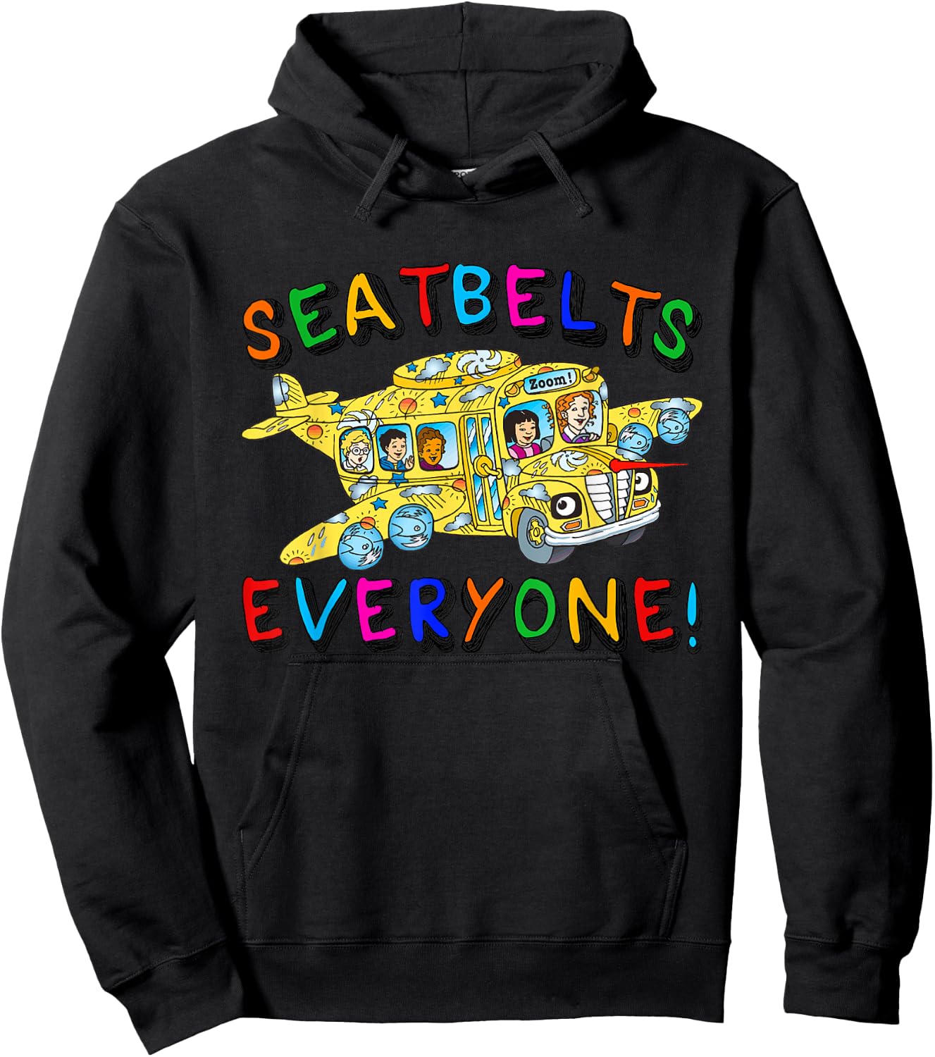 Seatbelts Everyone Funny School Bus Driver Busman Pride Hoodie - Hoodie | Black