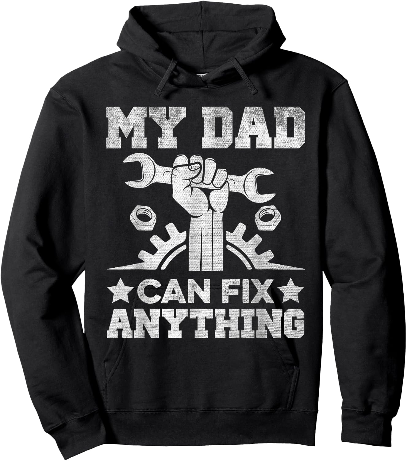 My Dad Can Fix Anything Father's Day Hoodie - Hoodie | Black