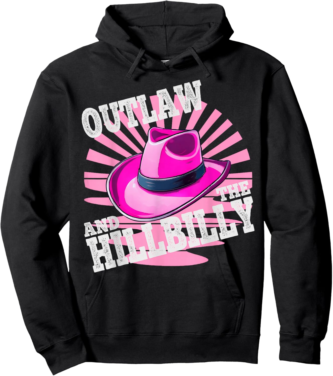 Outlaw and the Hillbilly 2024 Cowboy Hoodie - Hoodie | Black