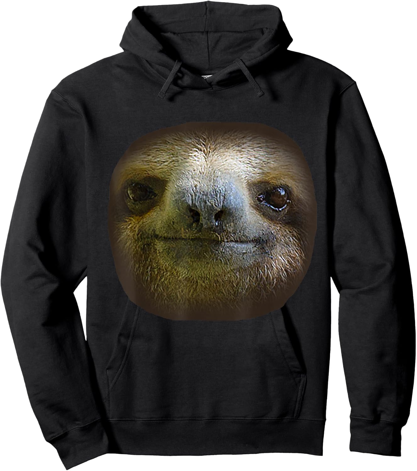 Sloth Face, Sloths Costume Hoodie - Hoodie | Black
