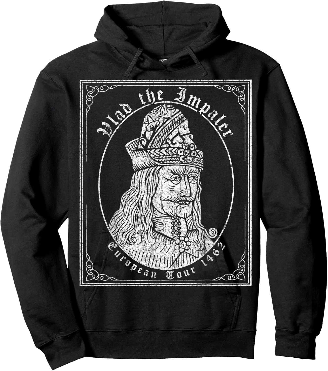 Vlad the Impaler, European Tour 1462, Vlad Dracula Hoodie - Hoodie | Black