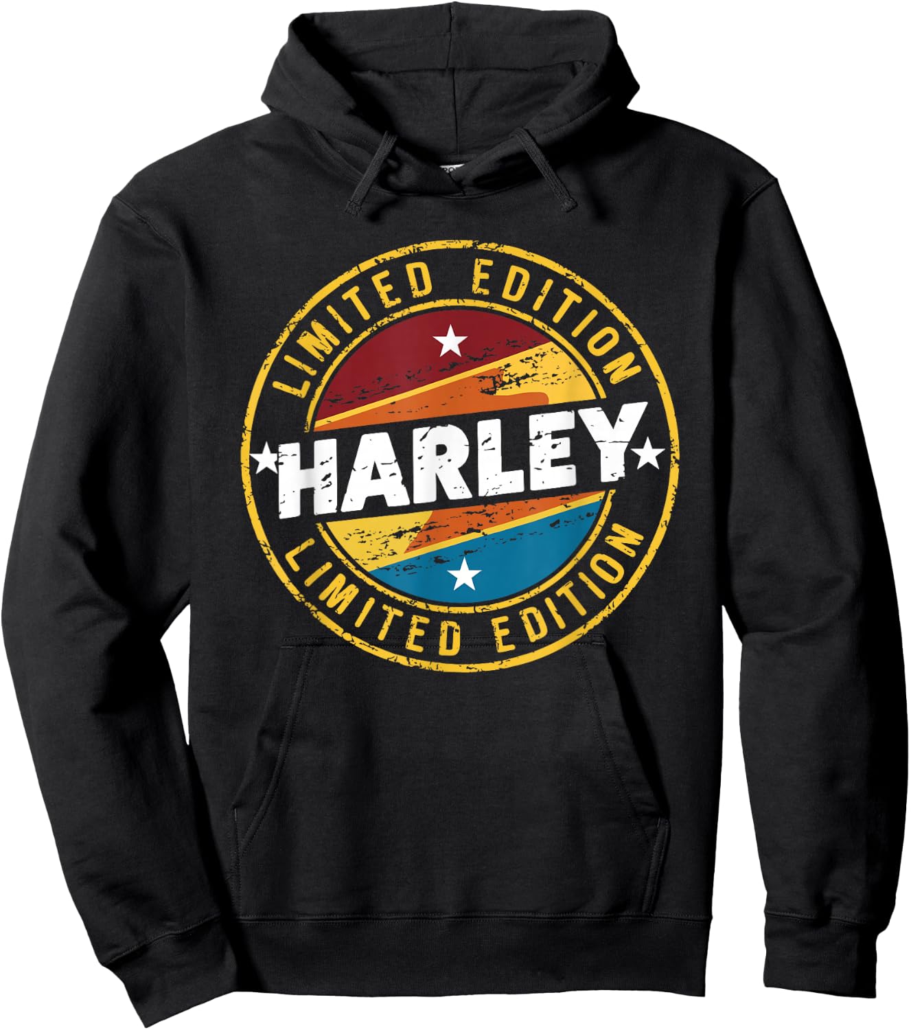 Vintage Harley Retro Hoodie - Hoodie | Black