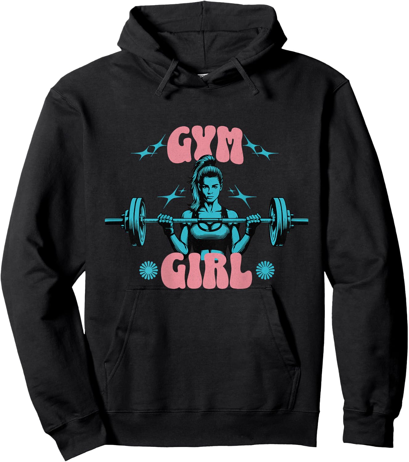 Gym Girl Fitness workout Gym Wear Hoodie - Hoodie | Black